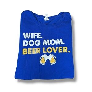 Port & Company Wide And Dog Lover Graphic Tshirt Size Medium - “Rashida”